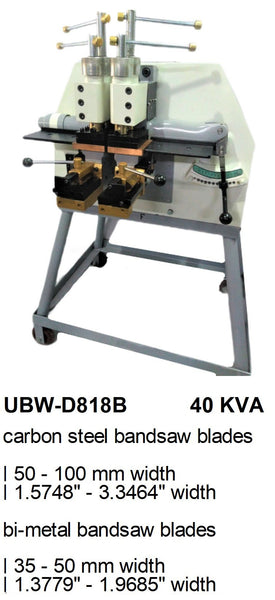 Electroweld Bandsaw Blade Heavy Duty Upset Butt Welder 40KVA (UBW-D818B)