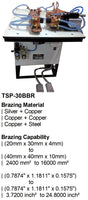 Electroweld Table Mounted Pneumatic Butt Brazing Machine 30KVA (TSP-30BBR)