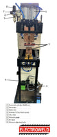 Electroweld Press Type Dual Head Projection/Spot Welder 50KVA (SPM-50PR2)