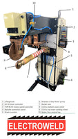 Electroweld Longitudinal Cum Circumferential Seam Welder 50KVA (SMW-50LC)