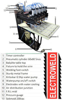 Electroweld Press Type 5-Head Projection/Spot Welder 25KVA (SPM-25PR5)