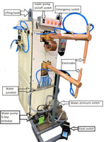 Electroweld Pneumatic Air Operated Rocker Arm Spot Welder 40KVA  (SP-40P)