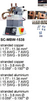 Electroweld Micro Stranded Wire Butt Welder 5KVA (SC-MBW-1538 :1.77mm²-11.34mm²)