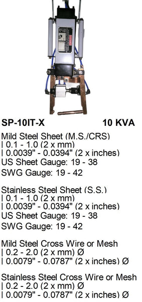 Electroweld X-Type Portable Spot Welding Gun 10KVA (SP-10IT-X)