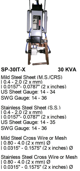 Electroweld X-Type Portable Spot Welding Gun 30KVA (SP-30IT-X)