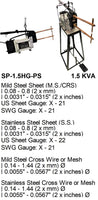 Electroweld Portable Spot Welder Gun with Foot Pedal Operated Stand 1.5KVA