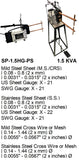 Electroweld Portable Spot Welder Gun with Foot Pedal Operated Stand 1.5KVA