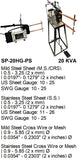 Electroweld Portable Spot Welder Gun with Foot Pedal Operated Stand 20KVA