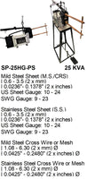 Electroweld Portable Spot Welder Gun with Foot Pedal Operated Stand 25KVA
