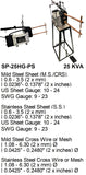 Electroweld Portable Spot Welder Gun with Foot Pedal Operated Stand 25KVA