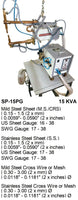 Electroweld Suspension Type Pneumatically Operated Spot Welder Gun 15KVA