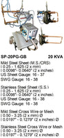 Electroweld Suspension IT Spot Welder Gun with 360° Gyro Bail 20KVA (SP-20PG-GB)