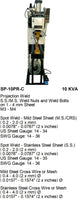 Electroweld Press Type Projection Spot Welder with Constant Current (SP-10PR-C)