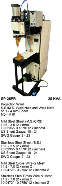 Electroweld Press Type Projection/Spot Welder 25KVA (SP-25PR)