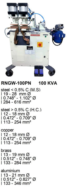Electroweld Pneumatically Operated Ring Butt Welder 100KVA (RNGW-100PN)