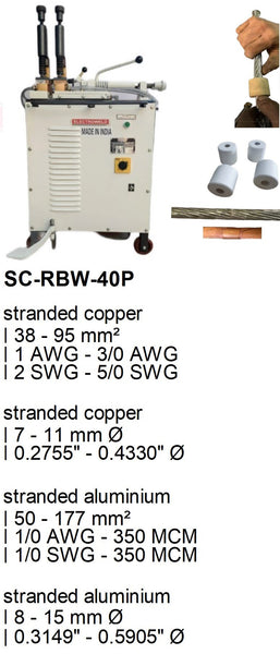 Electroweld Foot Pedal Operated Stranded Conductor Welder 40KVA (SC-RBW-40P)