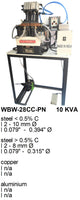 Electroweld Pneumatically Operated Wire Butt Welder 10KVA (WBW-28CC-PN)