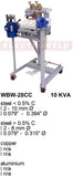 Electroweld Wire Butt Welder 10KVA (WBW-28CC)