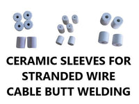 Ceramic Sleeves for Stranded Cable Cross Section : 0.32 mm² - 21 mm²