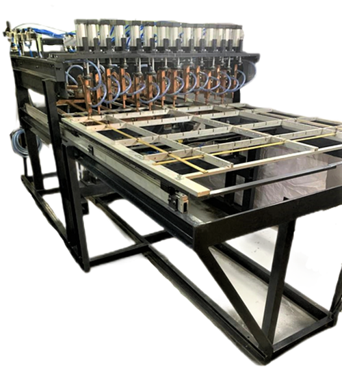 Electroweld Press Type 14-Head Projection/Spot Mesh Welder 250KVA (SPM-250PR14)